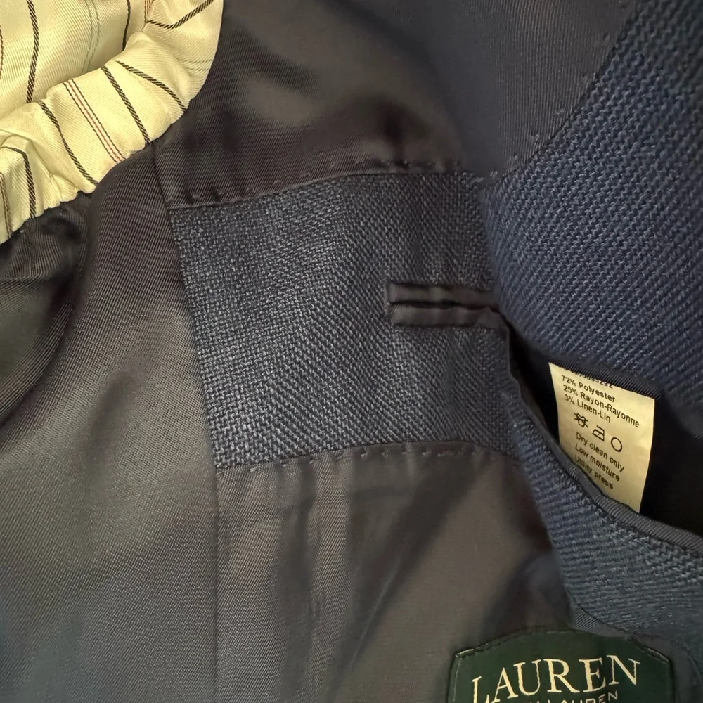 Men’s blue Two-Button Blazer - Picture 7 of 7